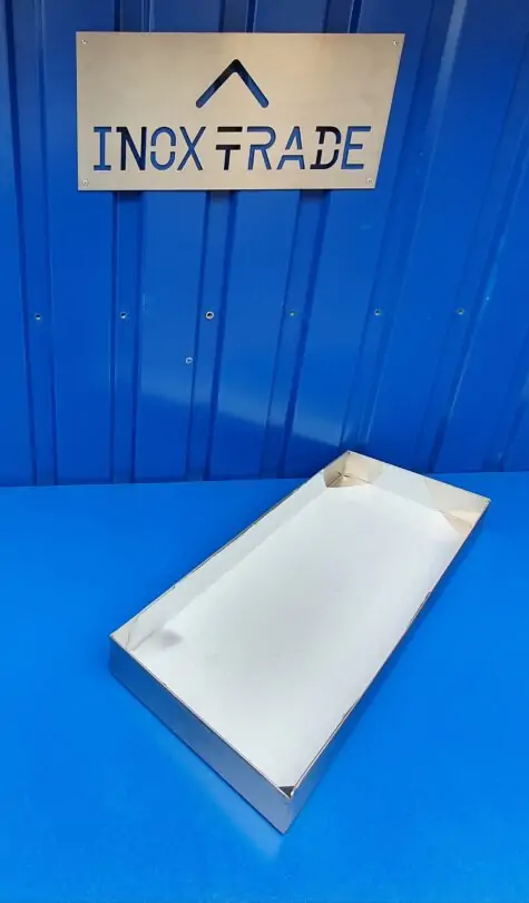 фотография Противень (лоток) из нержавеющей стали (750х200х40)