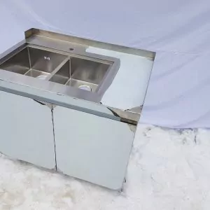 фотография Стіл з мийкою штампованою (суцільнотягнутою) 10006 фотография Стіл з мийкою штампованою (суцільнотягнутою) 10006